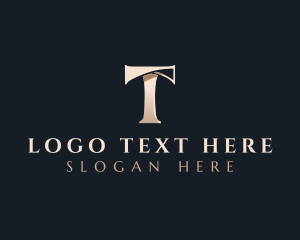 Premium Jewelry Fashion Letter T Logo