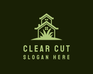 House Lawn Maintenance logo design