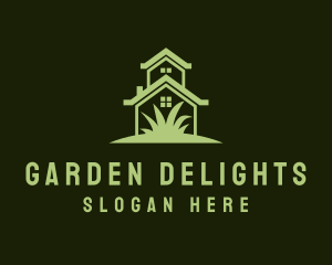 House Lawn Maintenance logo design