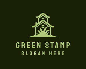 House Lawn Maintenance logo design