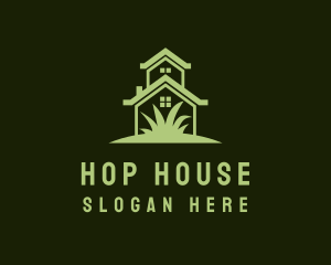 House Lawn Maintenance logo design