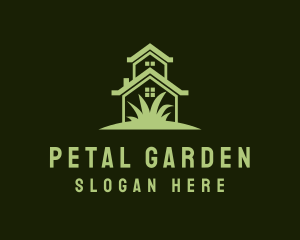 House Lawn Maintenance logo design