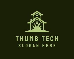 House Lawn Maintenance logo design