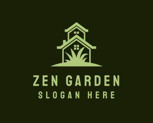 House Lawn Maintenance logo design