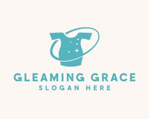 Sparkling Shirt Laundry logo design