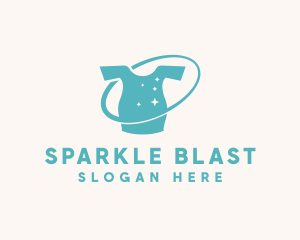 Sparkling Shirt Laundry logo design