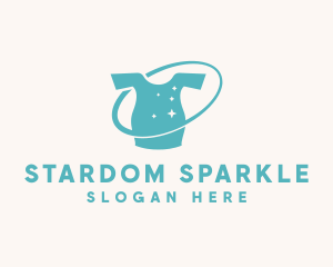 Sparkling Shirt Laundry logo design