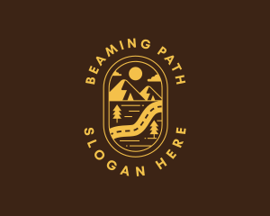 Mountain Path Travel logo design