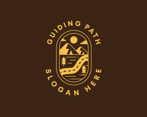 Mountain Path Travel logo design