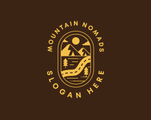 Mountain Path Travel logo design