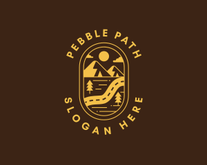 Mountain Path Travel logo design