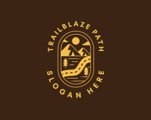 Mountain Path Travel logo design