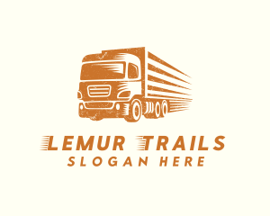 Orange Cargo Trucking logo design