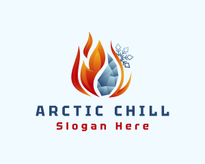 Snowflake Frozen Flame logo