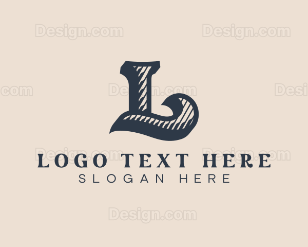 Elegant Swoosh Letter L Logo