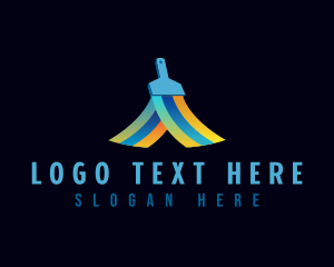 Color - Paint Brush Color logo design