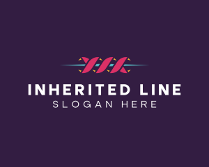 Intersect Wave Line logo design