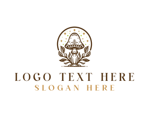 Fungi Mushroom Plant logo