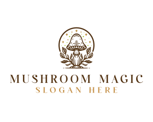 Fungi Mushroom Plant logo