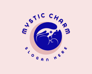 Mystical Cosmic Cat logo design