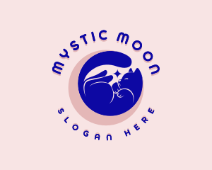 Mystical Cosmic Cat logo design