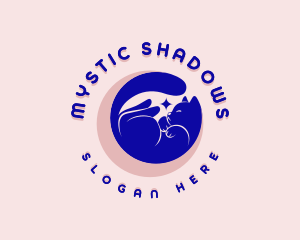 Mystical Cosmic Cat logo design