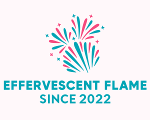 Festive Celebration Fireworks  logo design