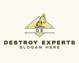 Industrial Builder Excavator logo design