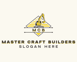 Industrial Builder Excavator logo design