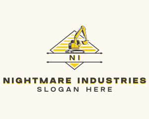 Industrial Builder Excavator logo design