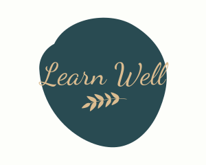 Elegant Wellness Leaves logo design