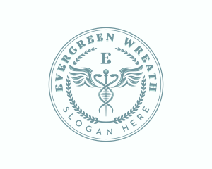 Medical Healthcare Caduceus logo design