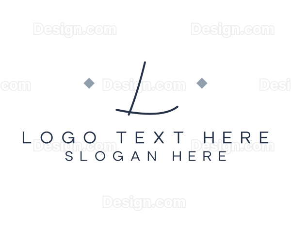 Minimalist Elegant Signature Logo