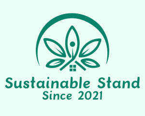 Sustainable House Property  logo design