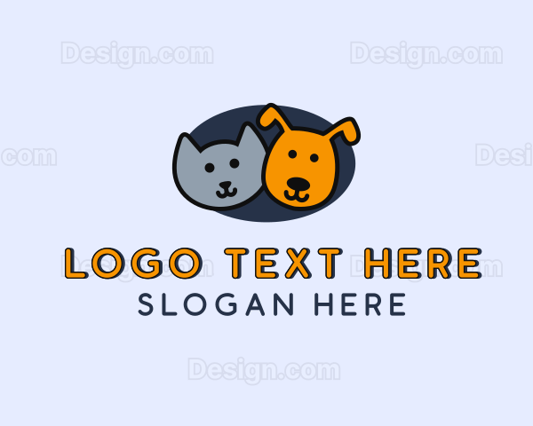 Cat Dog Pet Logo