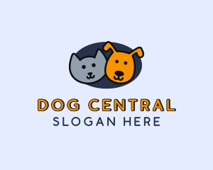 Cat Dog Pet logo design