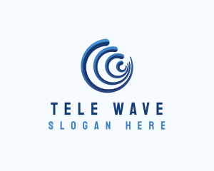 Ocean Wave Surf logo design