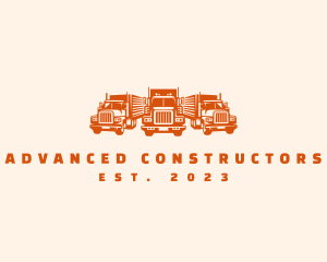 Truck Logistics Cargo logo design