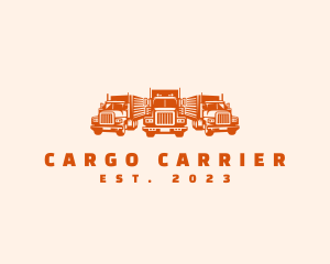 Truck Logistics Cargo logo design