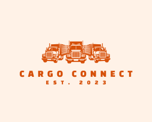 Truck Logistics Cargo logo design