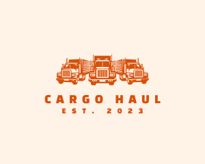 Truck Logistics Cargo logo design