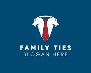 Business Suit Necktie logo design