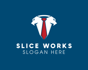 Business Suit Necktie logo design