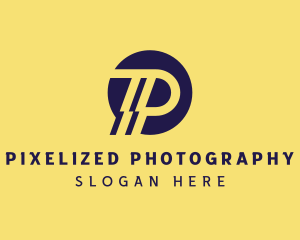 Tech Professional Letter P logo design