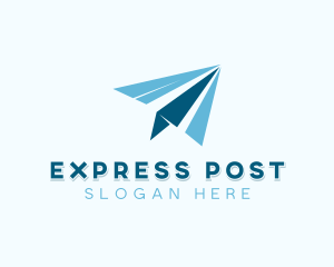 Paper Plane Logistics logo design