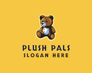 Stuffed Toy Bear logo design