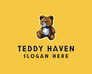 Stuffed Toy Bear logo design