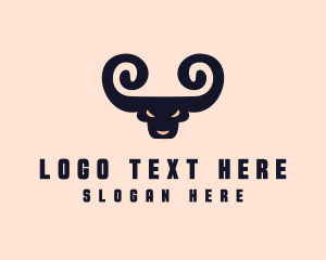 Spiral Horn Bull logo
