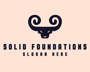 Spiral Horn Bull logo