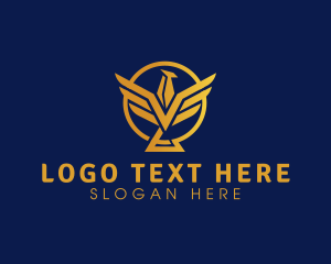 Golden Bird Premium  logo design